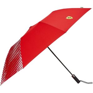 Umbrela Ferrari compactă roșie