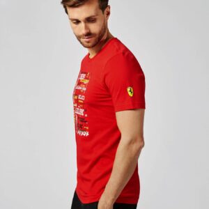 Tricou Ferrari Leclerc Graphic Rosu