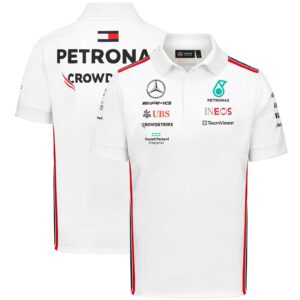 Tricou polo Mercedes AMG Official F1™ alb 2023