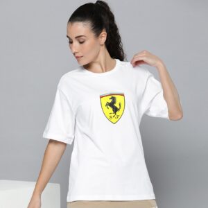 Tricou Ferrari Lady 2026 Alb