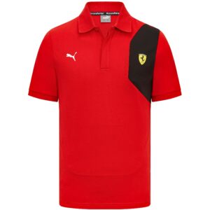 Tricou Polo Ferrari Classic roșu 2023