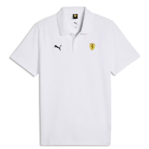 Tricou Polo Ferrari Classic alb 2026