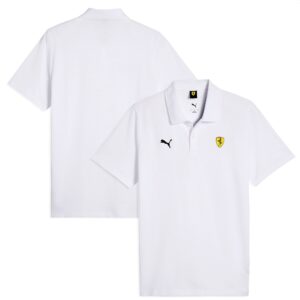 Tricou Polo Ferrari Classic alb 2026
