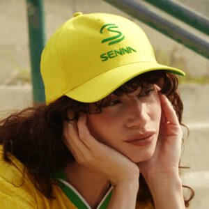 Sapca Senna double S galbenă