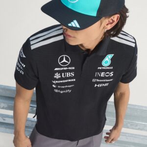 Tricou polo Mercedes AMG Official F1™ negru 2026