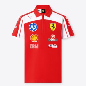 Tricou polo Scuderia Ferrari Official F1™ 2026 – Copii