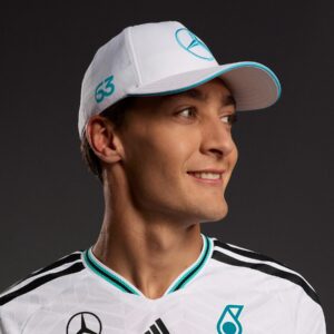 Sapca Russell Mercedes AMG Petronas F1™ 2026 albă