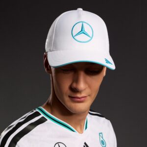 Sapca Russell Mercedes AMG Petronas F1™ 2026 albă