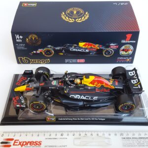 Mașina Red Bull RB18 Verstappen câștigător Abu Dhabi 1:24 mare