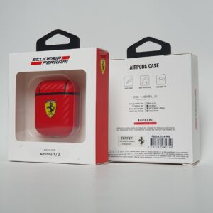 Cutie AirPods Ferrari roșie