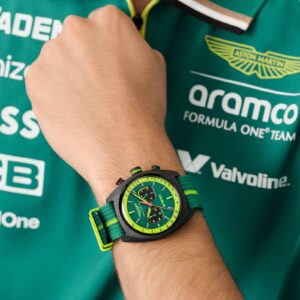 Ceas Aston Martin aramco F1™ Cronograf Nato Strap